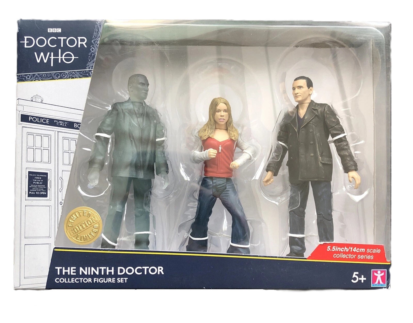 BBC Dr Who The Ninth Doctor Limited Edition Collector Figure Set