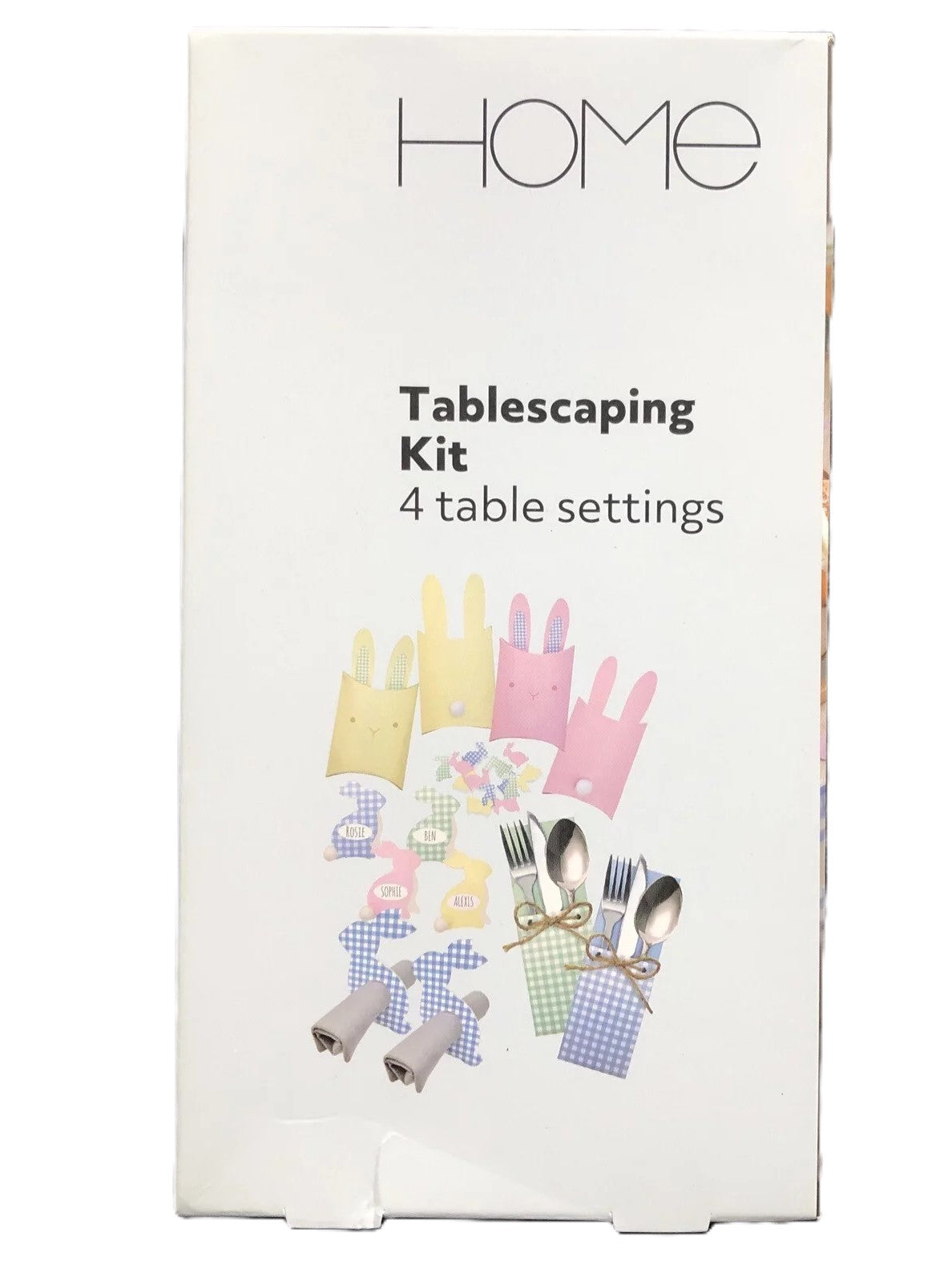 Home Easter Tablescaping Kit - 4 Table Settings