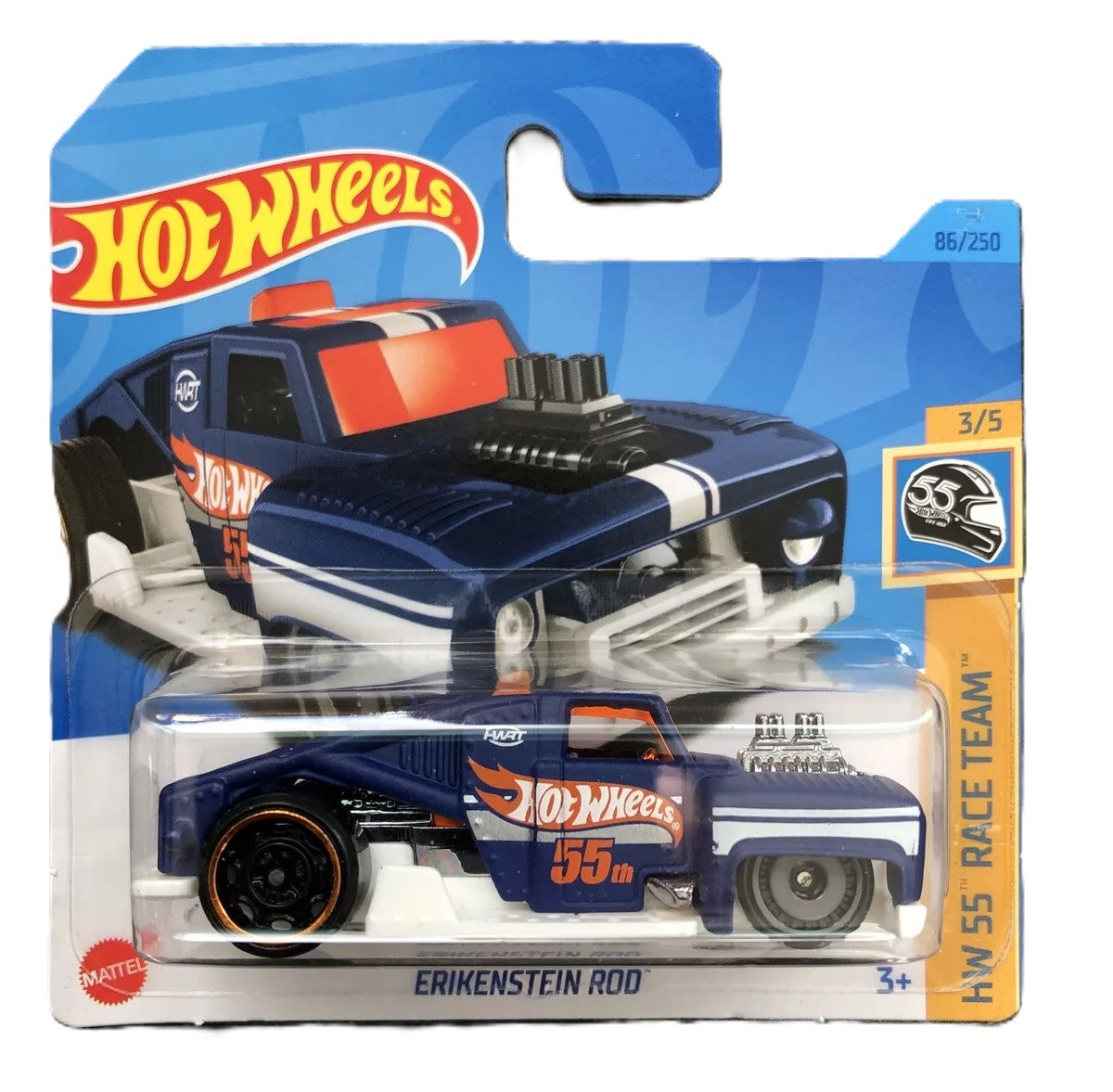 Hot Wheels Erikenstein Rod, 3/5 HW 55th Race Team 2021 HKH68, 86/250, 1:64