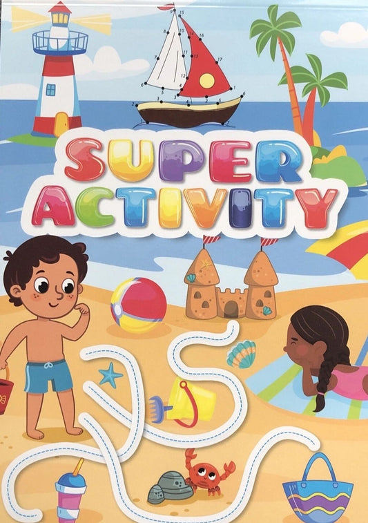 Super Activity Kids Book Over 100 Puzzles (1) Paperback