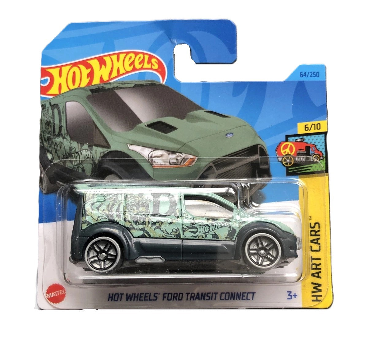 Hot Wheels Ford Transit Connect HKK18 (HW Art Cars 6/10) 64/250