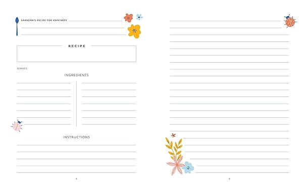 Grandmother's Recipe Journal, Weldon Owen, Hardcover