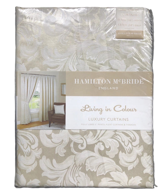 Hamilton McBride England Luxury Curtains 46” X 54”