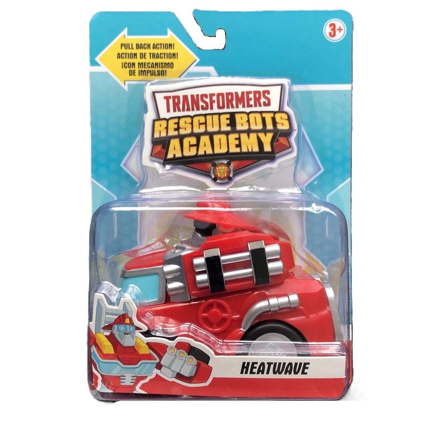 Transformers Pull Back 3'5' Cars Rescue Bots Academy - Heatwave