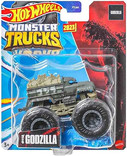 Hot Wheels Monster Trucks Godzilla 1:64 Scale, FYJ44