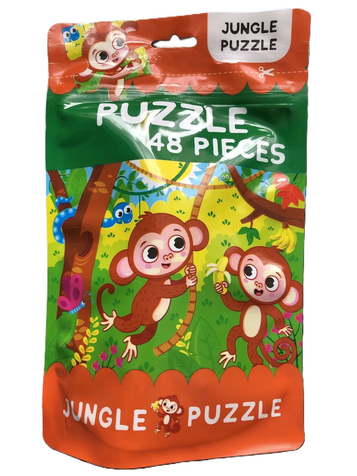 Jungle Puzzle 48 Pieces in Resealable Bag
