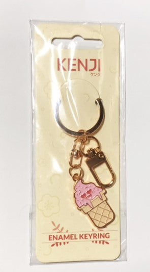 Kenji Kafe Metal Enamel Keyring
