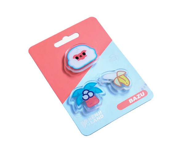 Kenji Land Tiny-K Bazu Acrylic Pin Badges