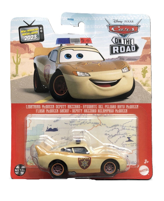 Disney Cars On The Road Lightning McQueen Deputy Hazzard HHV86