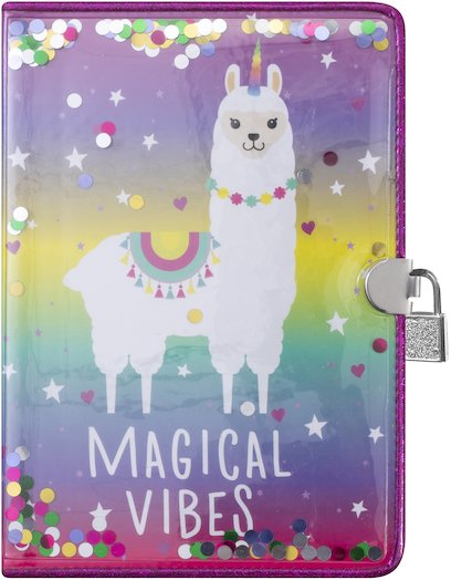 Llamicorn Magical Vibes Confetti Journal (Hardback, 2019)
