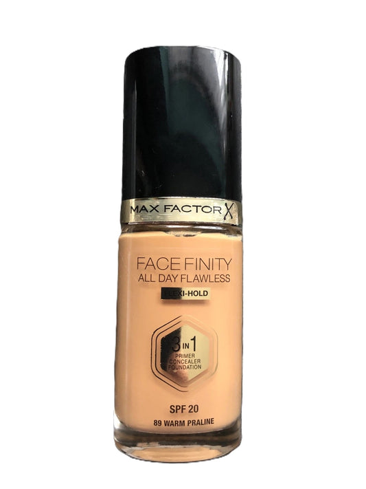 Max Factor FaceFinity All Day Flawless Flexi-Hold Foundation Warm Praline 89