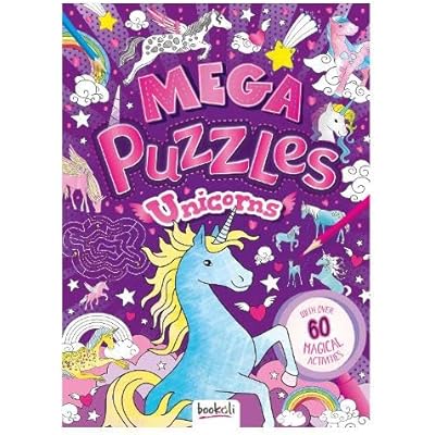 Mega Puzzles Unicorns (Paperback, 2022)