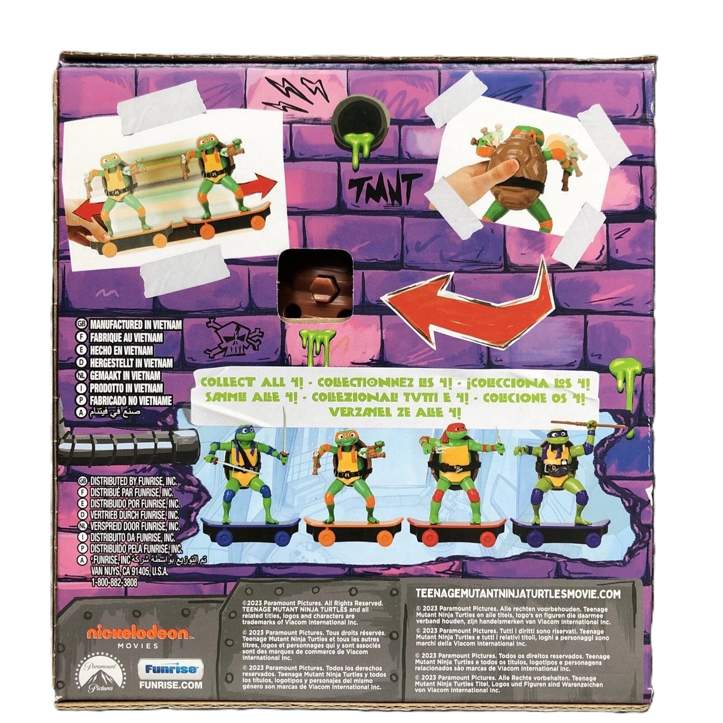 Teenage Mutant Ninja Turtles Sewer Shredders Skateboard Mikey (71058)