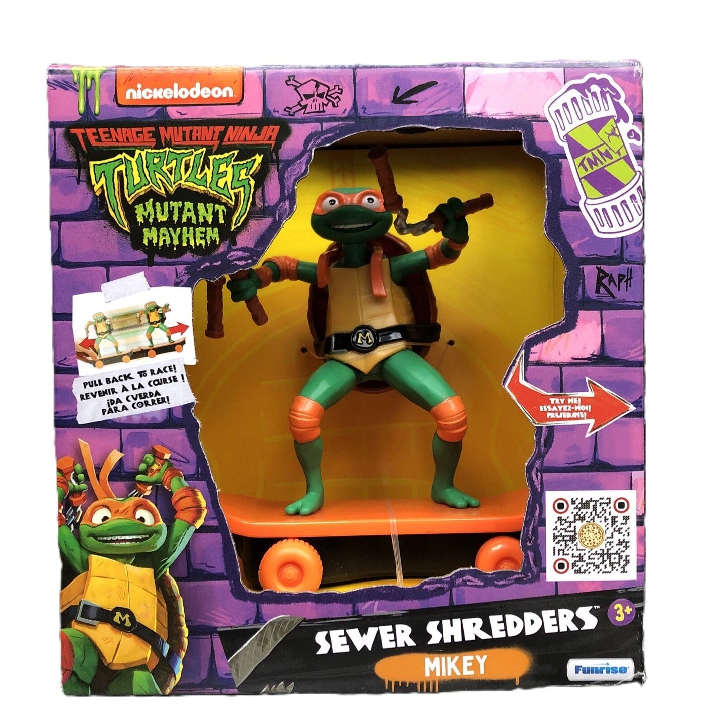 Teenage Mutant Ninja Turtles Sewer Shredders Skateboard Mikey (71058)