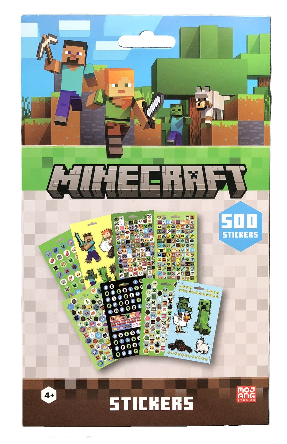 Pyramid Minecraft 500 Stickers Set