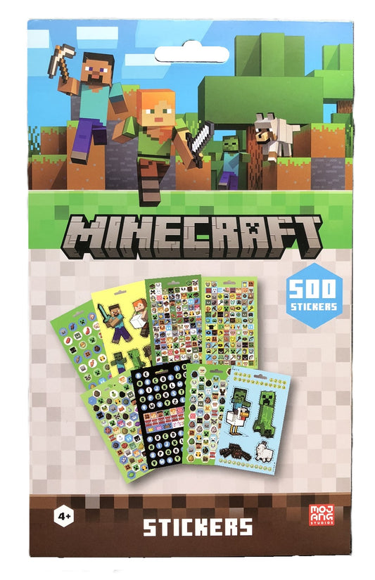 Pyramid Minecraft 500 Stickers Set