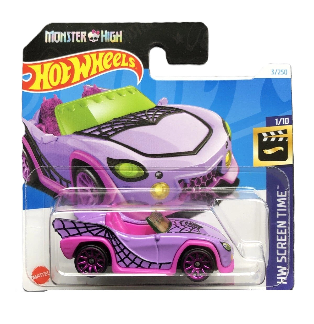 Hot Wheels Monster High Ghoul Mobile HRY45 (HW Screen Time 1/10) 3/250
