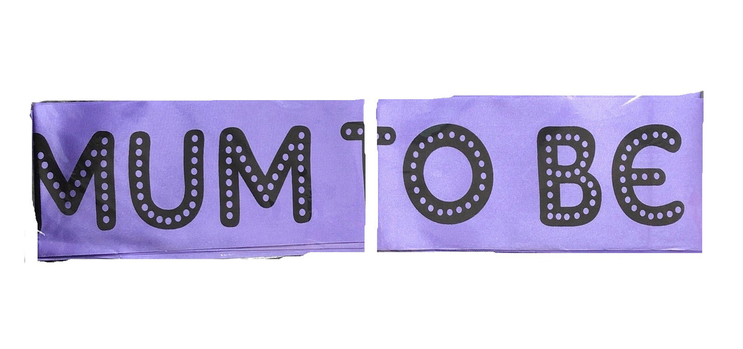 Mum To Be Sashes 4 Pack