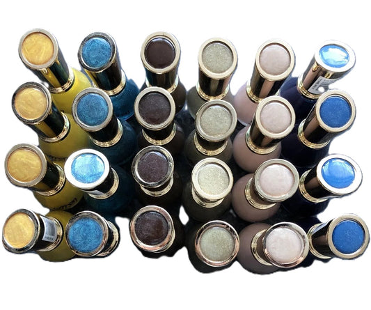 Saffron London Nail Polish Lot 6 Colours X 4 (24 In Total) Lot