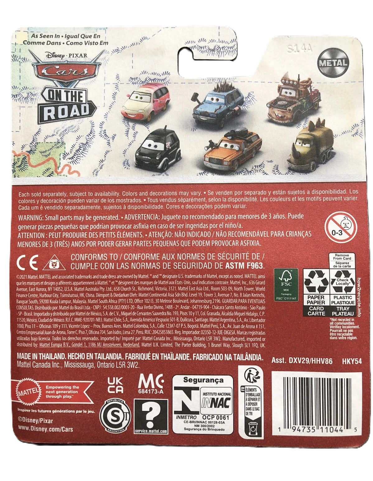 Disney Pixar Cars Nile Speedcone HHV86