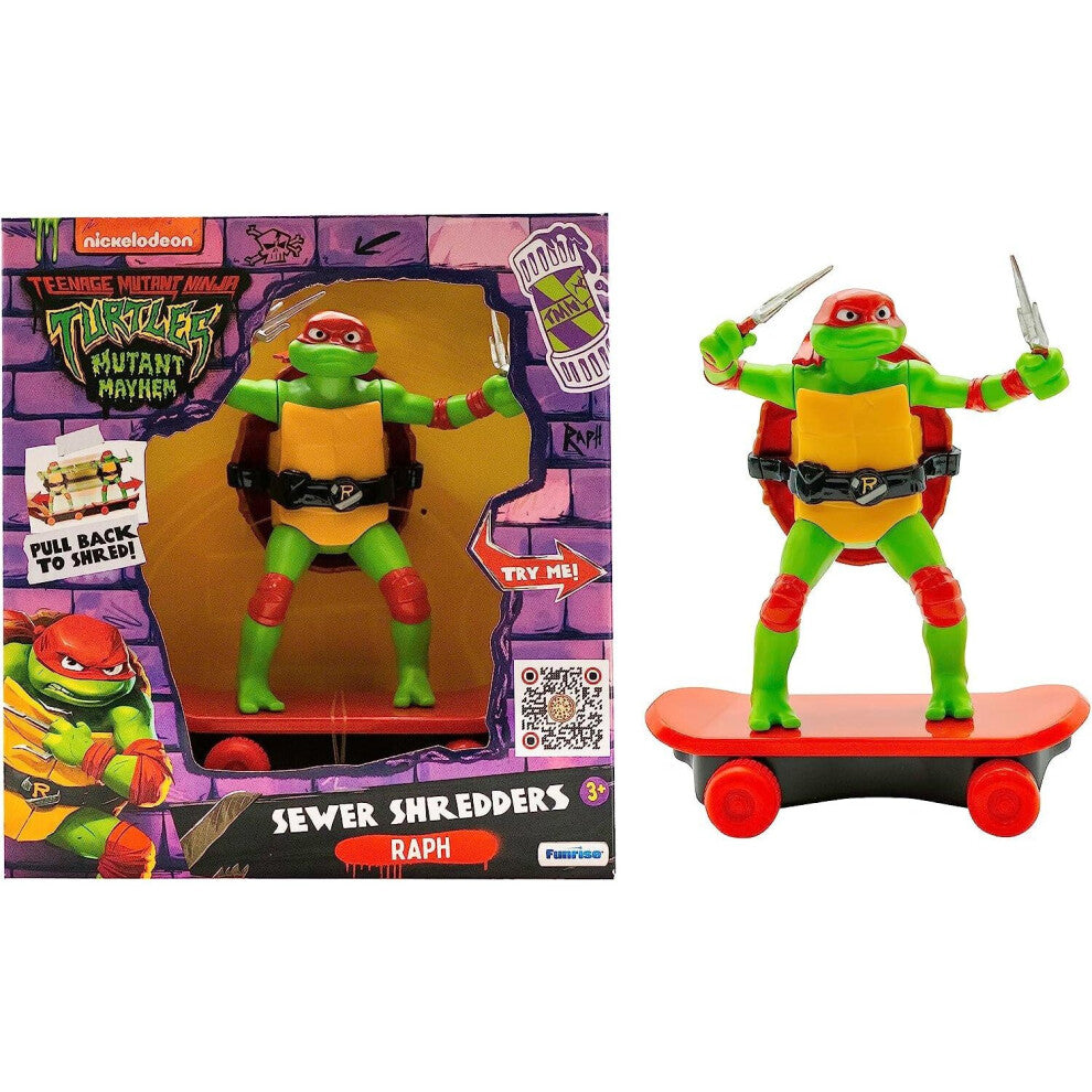 TEENAGE MUTANT NINJA TURTLES Sewer Shredders Skateboard Raphael