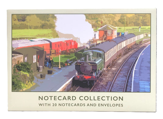 20 NOTECARD & ENVELOPES COLLECTION TRAVEL BY TRAIN