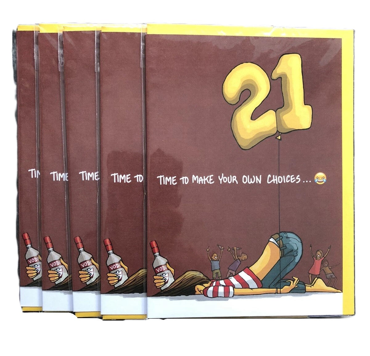 Brainbox Candy Funny Numbered Birthday Cards Bundle Lot