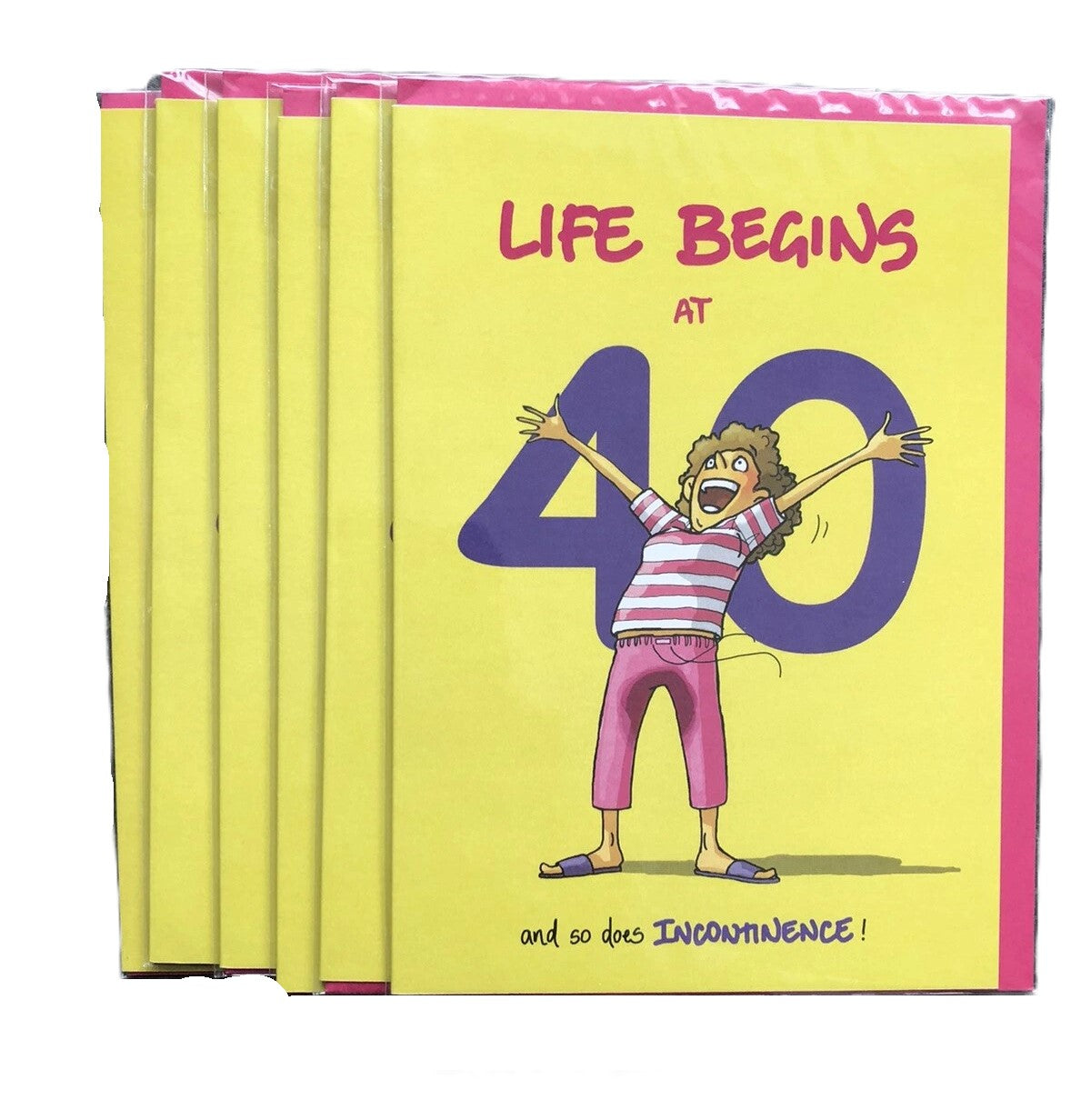 Brainbox Candy Funny Numbered Birthday Cards Bundle Lot