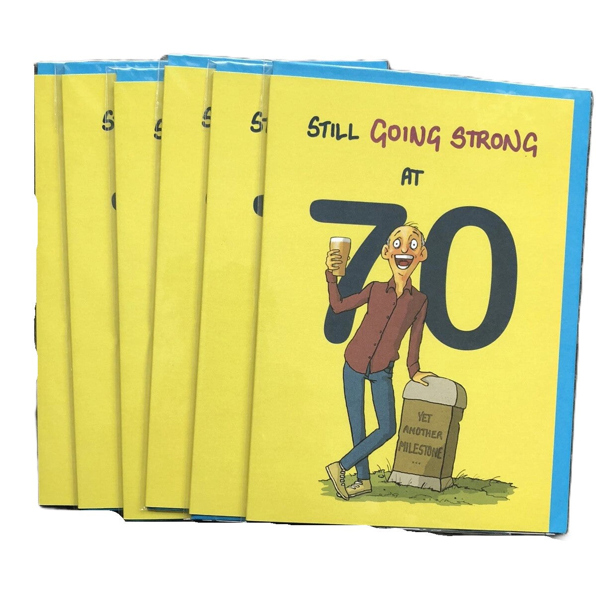 Brainbox Candy Funny Numbered Birthday Cards Bundle Lot