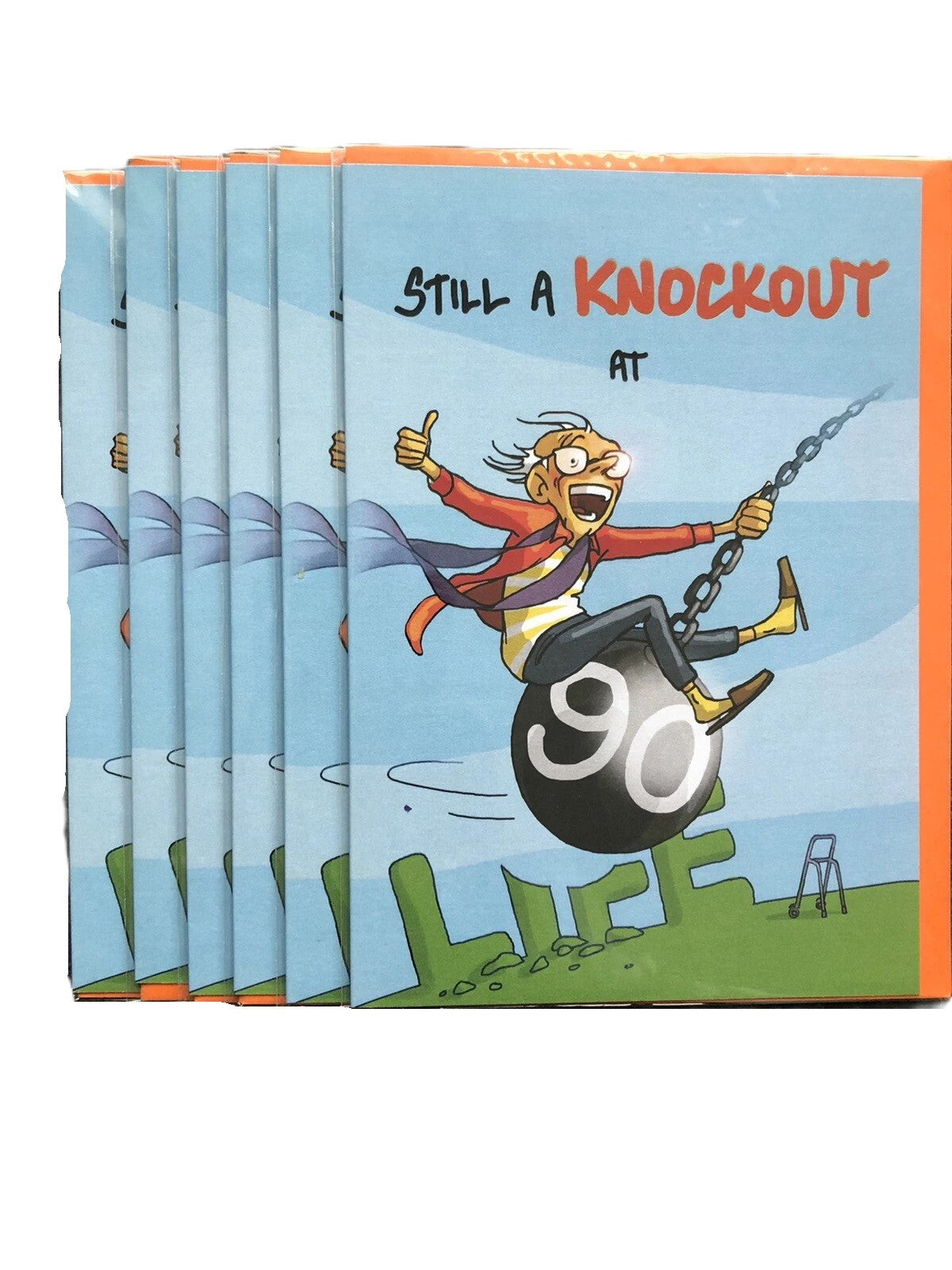 Brainbox Candy Funny Numbered Birthday Cards Bundle Lot