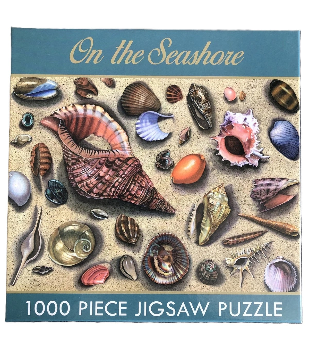 The Gifted Stationery Company On The Seashore Sea Shell Beach Scene 1000 Piece Jigsaw