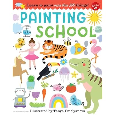 Painting School by Tanya Emelyanova (Illustrator)(Paperback 2019)