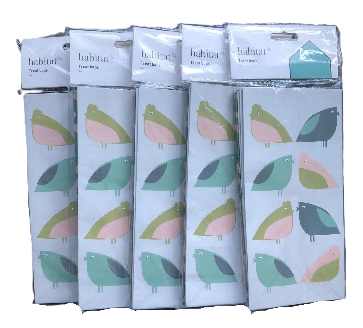 Habitat Party Treat Bags And Cupcake Boxes Lot