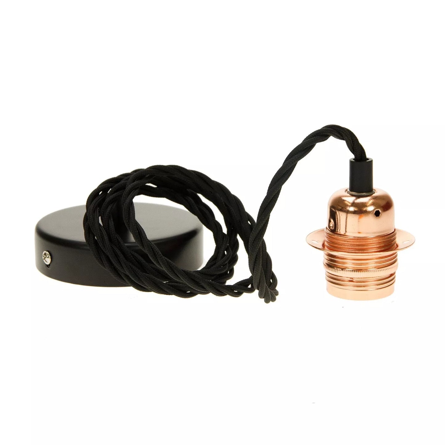 Metropolis Industrial Style Pendant Light Fitting Decorative Brass & Chrome