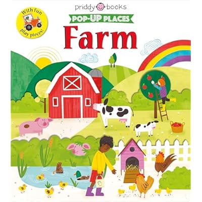 Pop Up Places Farm by Priddy Books (Board Book, 2021)