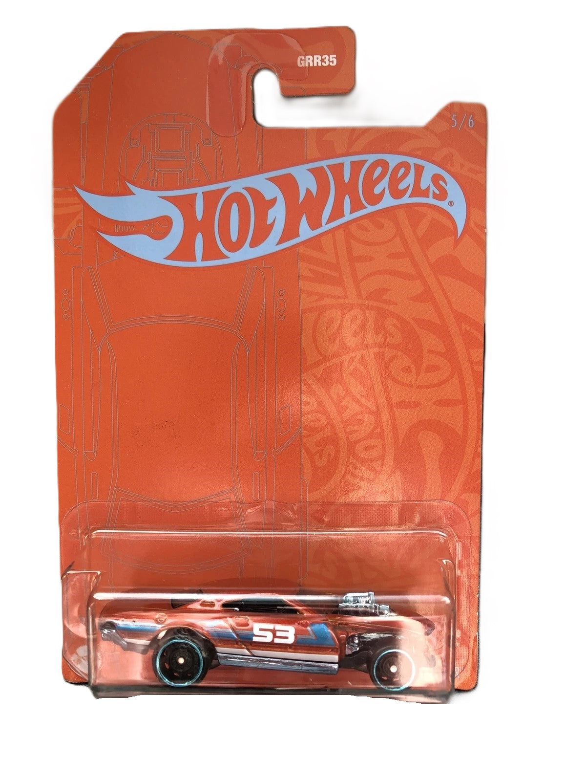Hot Wheels Orange and Blue 2020 5/6 Project Speeder GRR35