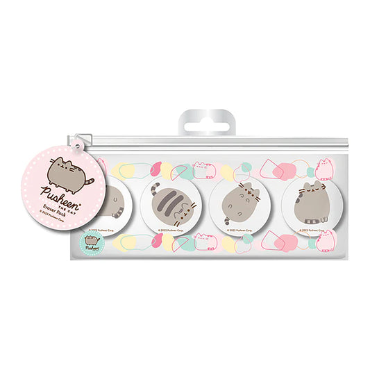 Pusheen (Botanical) Eraser Set of 4