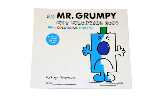 Mr Men Mr Grumpy Colouring Book with Stickers Paperback