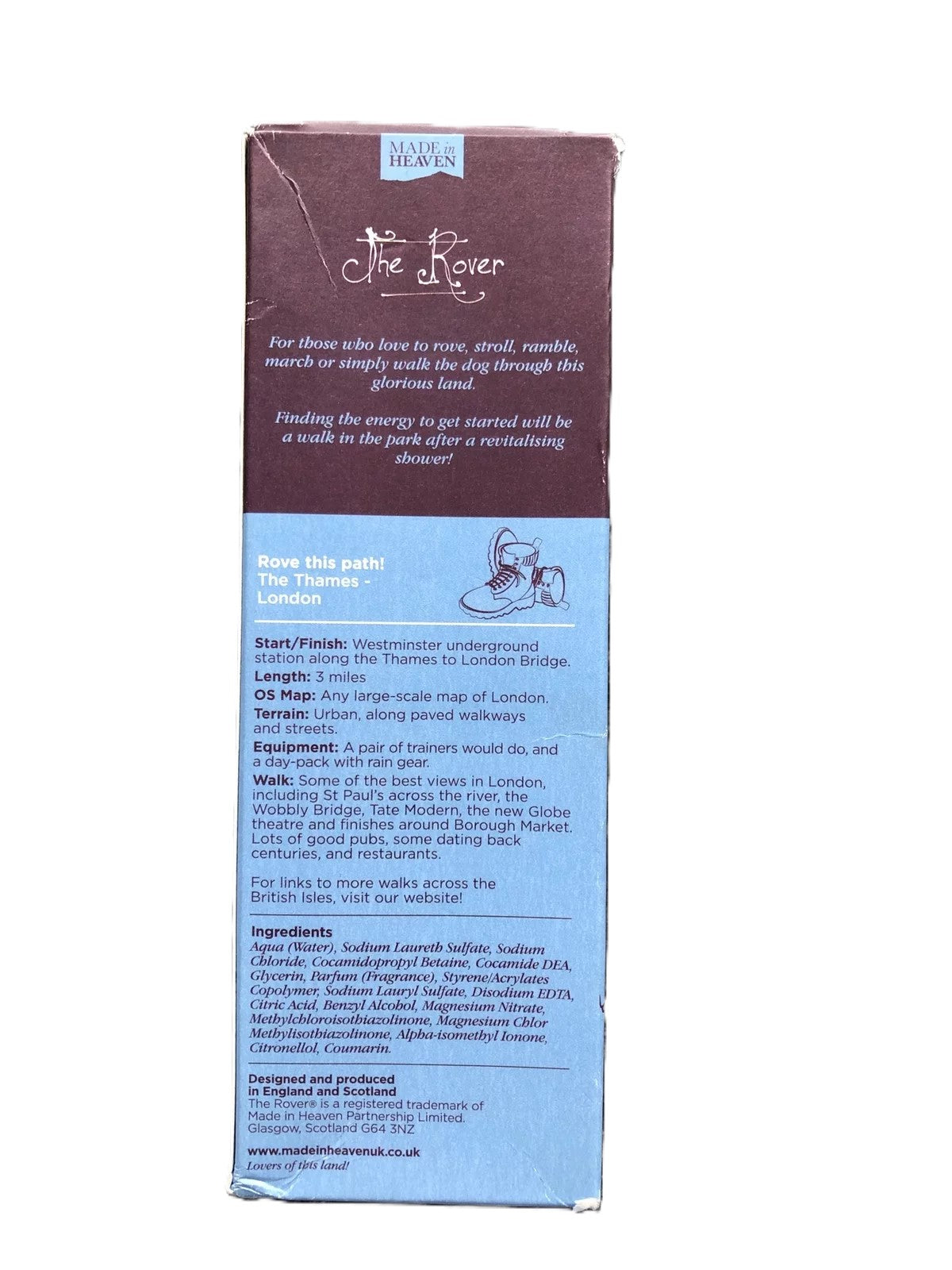 Made In Heaven The Rover Stroll On Invigorating Body Wash (x7)