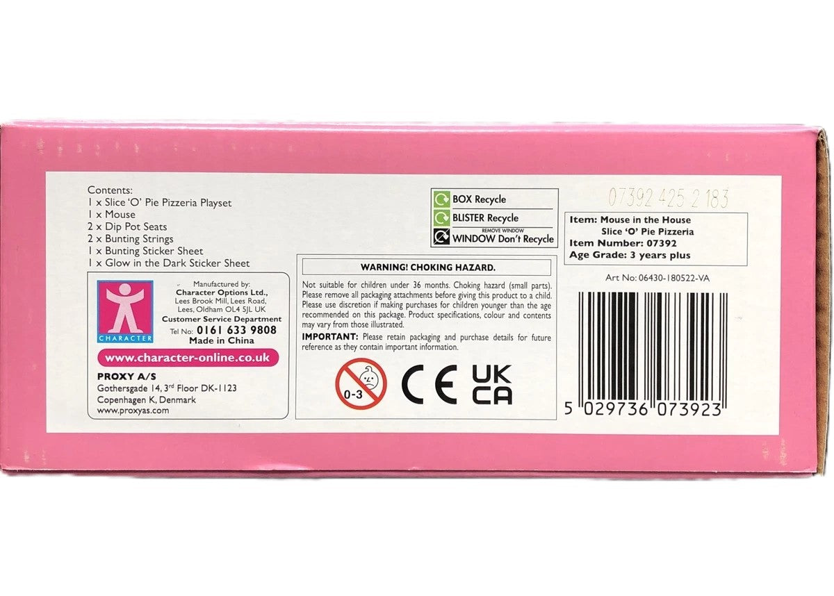 Mouse In The House Millie & Friends Mouse in Slice 'O Pie Pizzeria