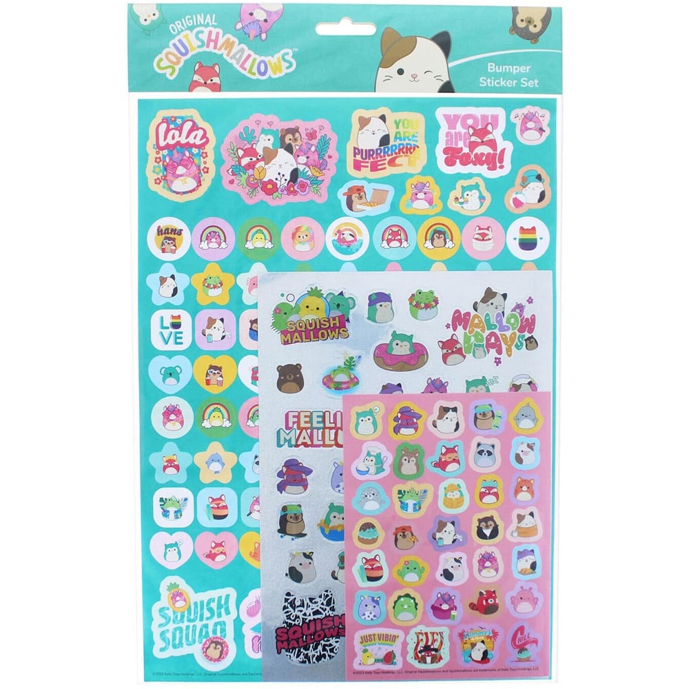 Squishmallows Bumper Sticker Set