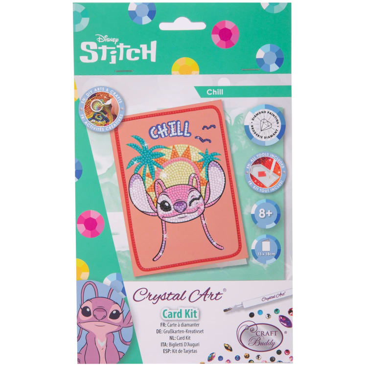 Disney Stitch Crystal Art Card Kit Various Designs