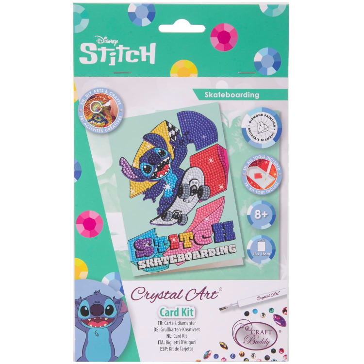 Disney Stitch Crystal Art Card Kit Various Designs