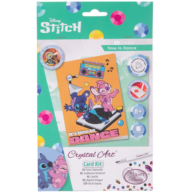 Disney Stitch Crystal Art Card Kit Various Designs