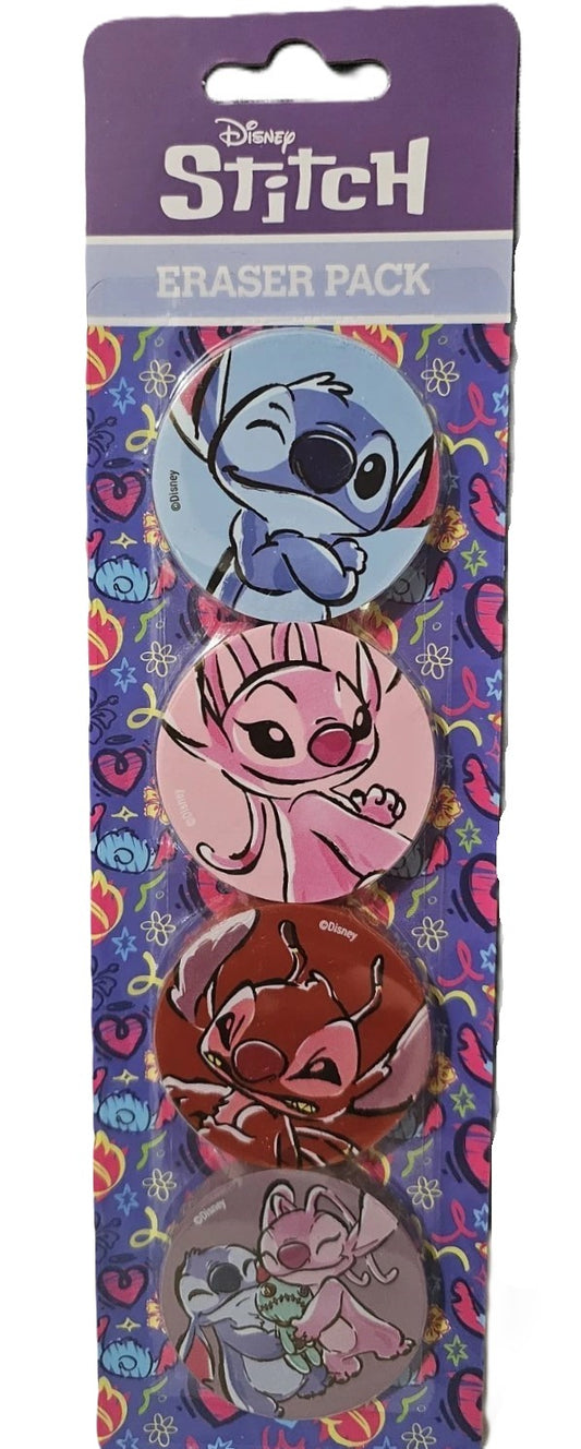 Disney Stitch Eraser Pack (Set of 4)