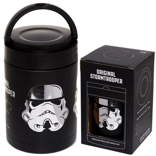STORM TROOPER STAINLESS STEEL HOT & COLD THERMAL INSULATED LUNCH SNACK POT NEW