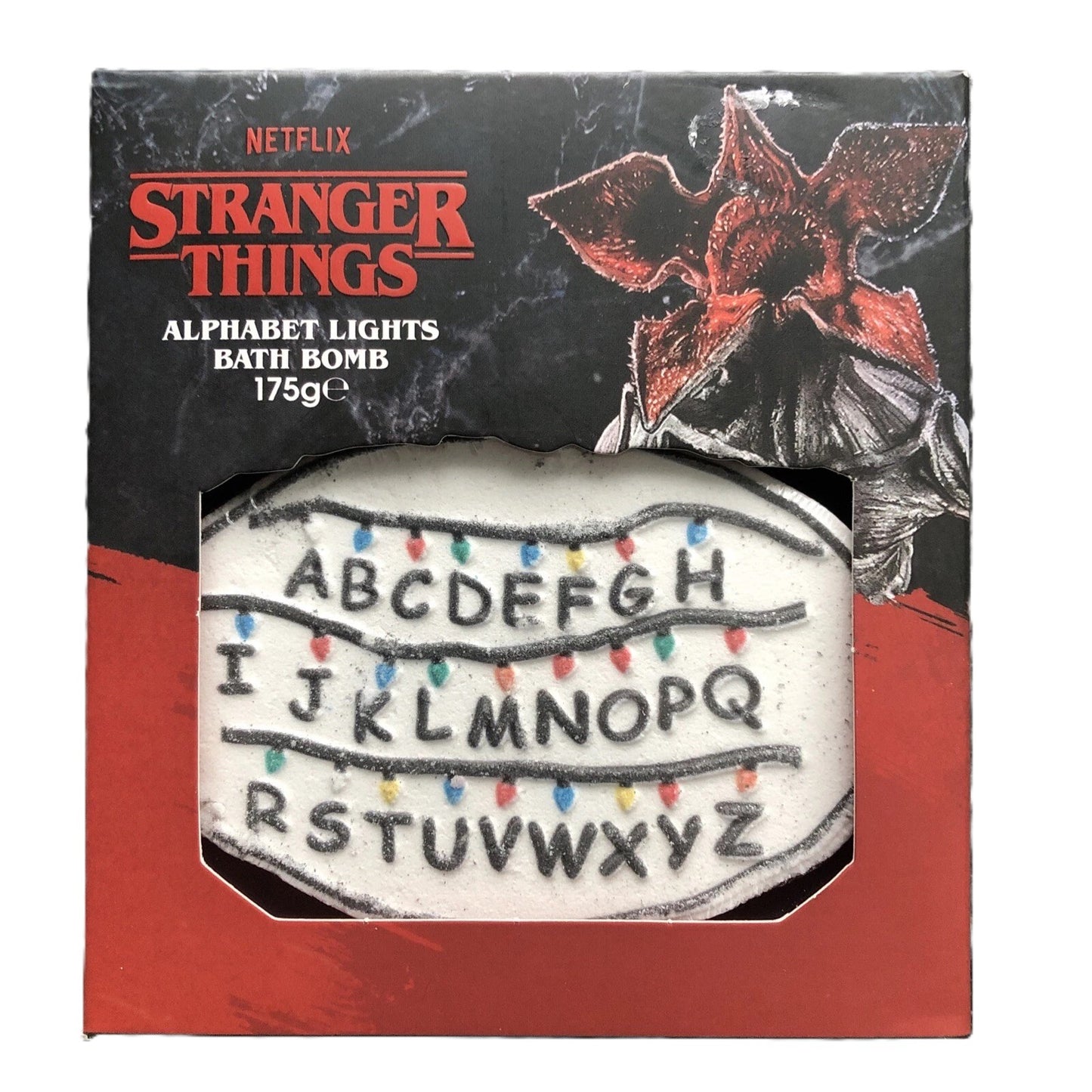 Netflix Stranger Things Alphabet Lights Bath Bomb