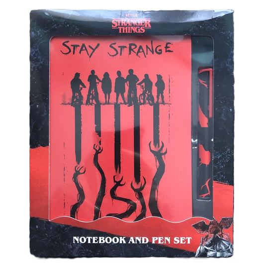 Stranger Things A5 Notebook And Pen Set Netflix Gift Set