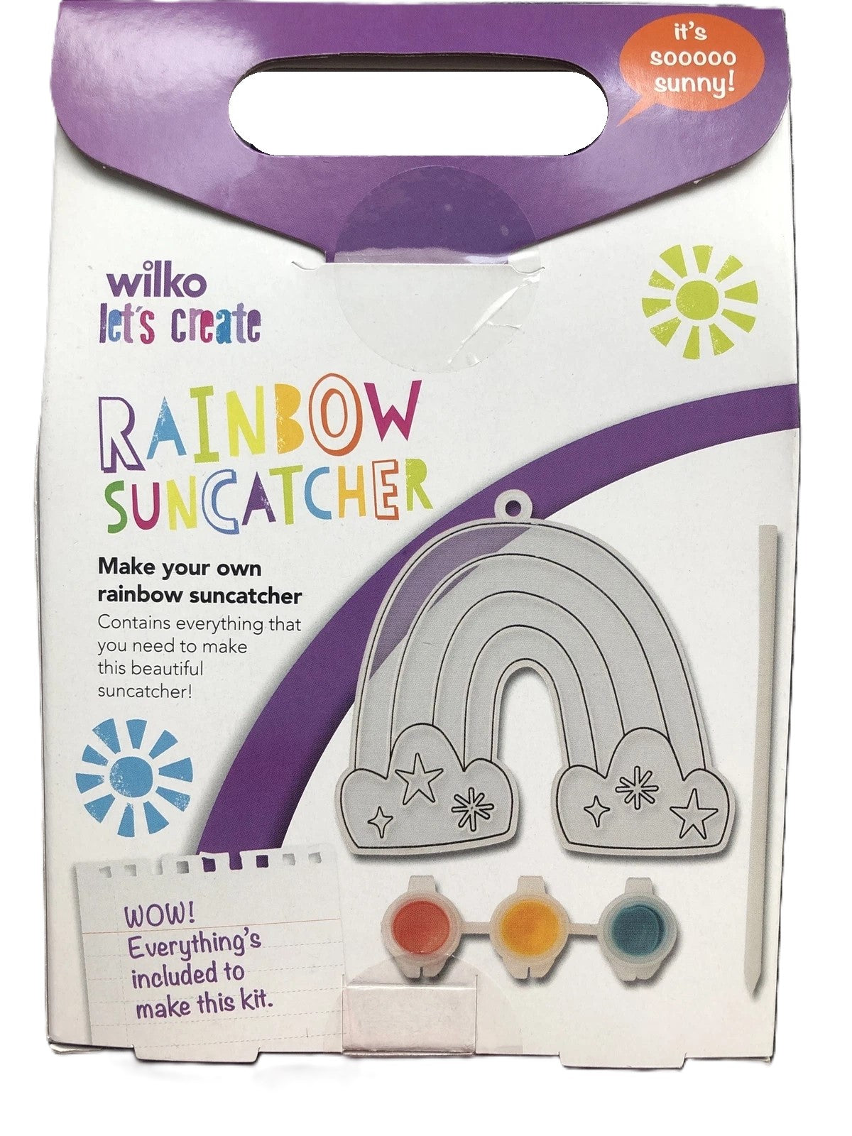Wilko Let’s Create Suncatchers 2 PK