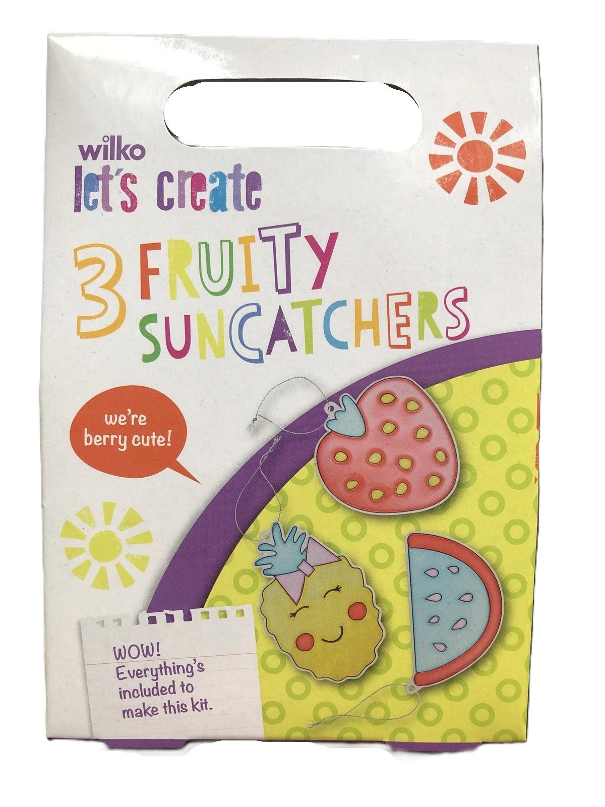 Wilko Let’s Create Suncatchers 2 PK